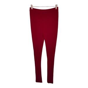 Revolve Weekend Stories Harley Leggings High Rise Full Length Red Size Small